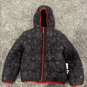 Marvel Spider Man  Reversible Coat boys 5T